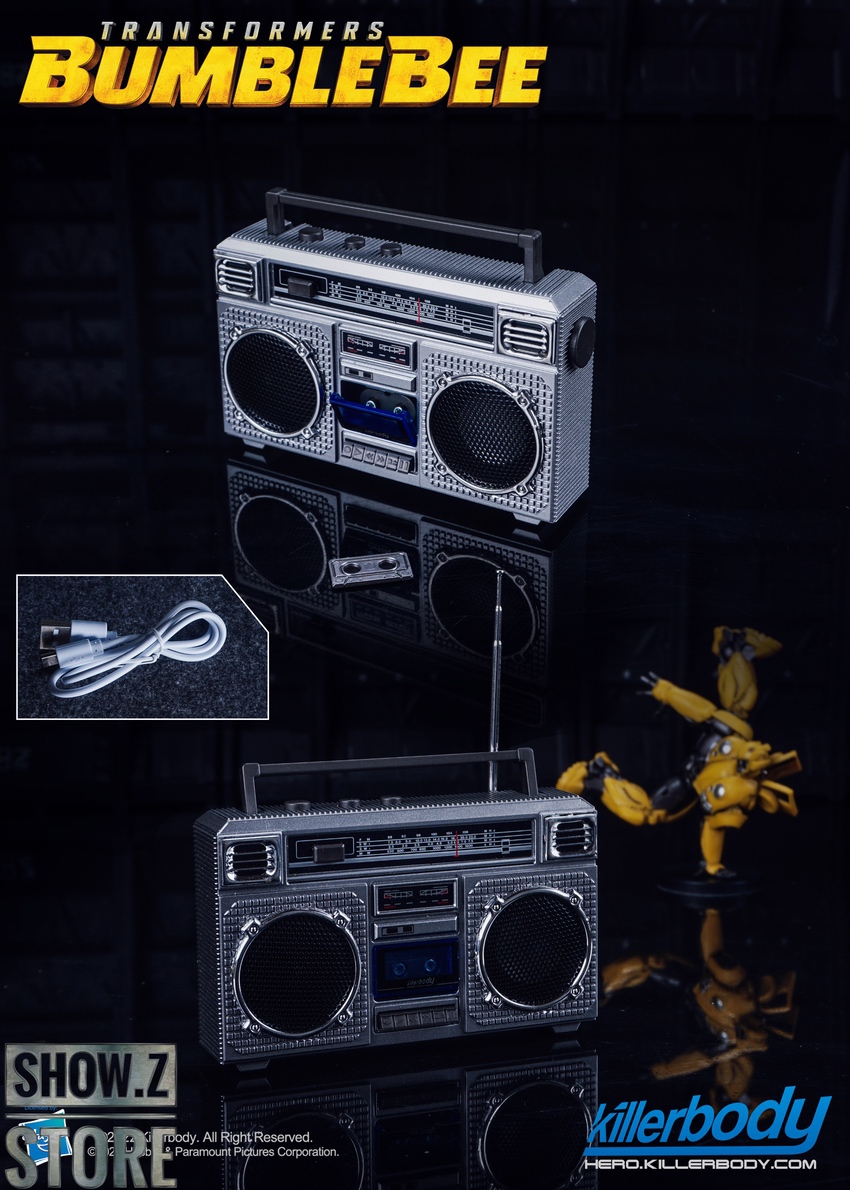 Killerbody Cassette Player Optimus Prime white robot boom box Killerbody Cassette Player Optimus Prime white robot boom box