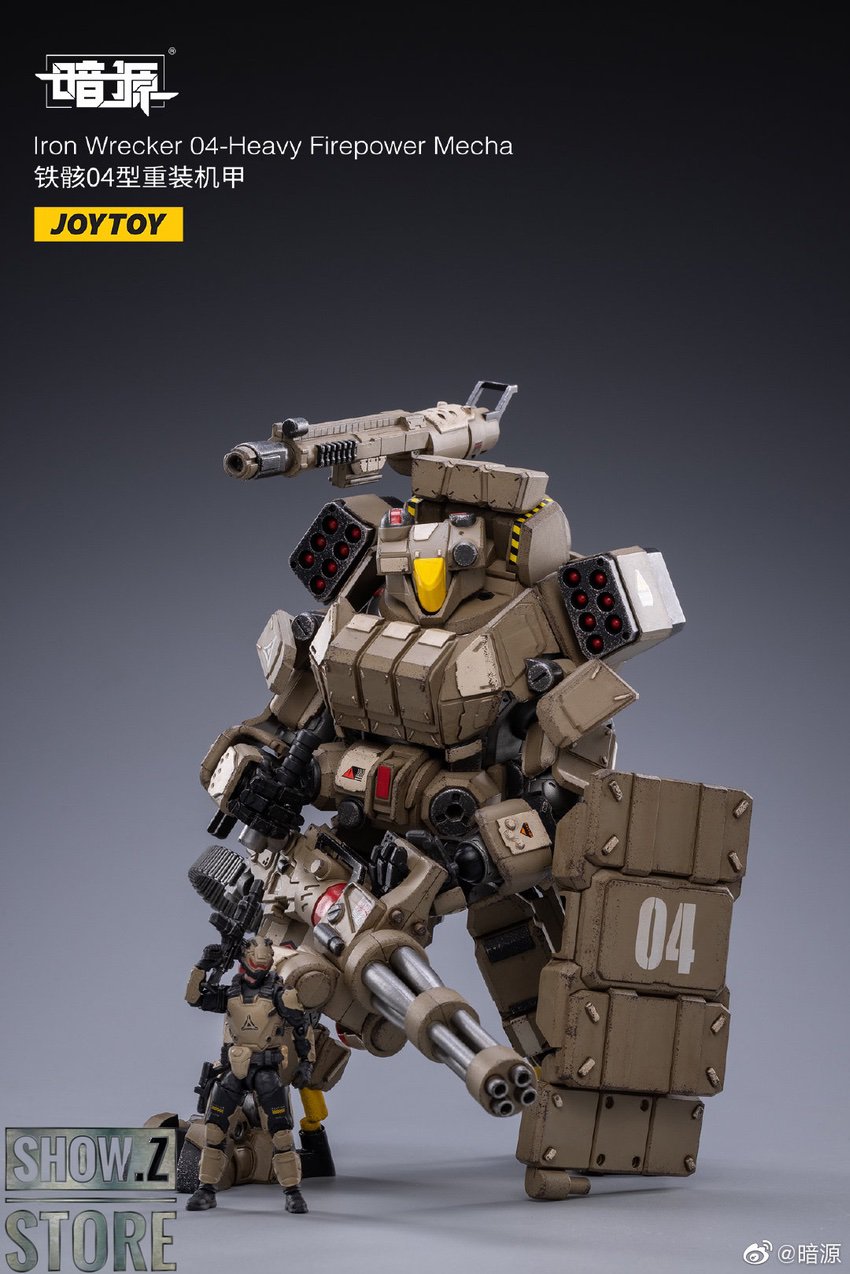 JoyToy Iron Wrecker 04 Mecha multiple weapon systems raised JoyToy Iron Wrecker 04 Mecha multiple weapon systems raised