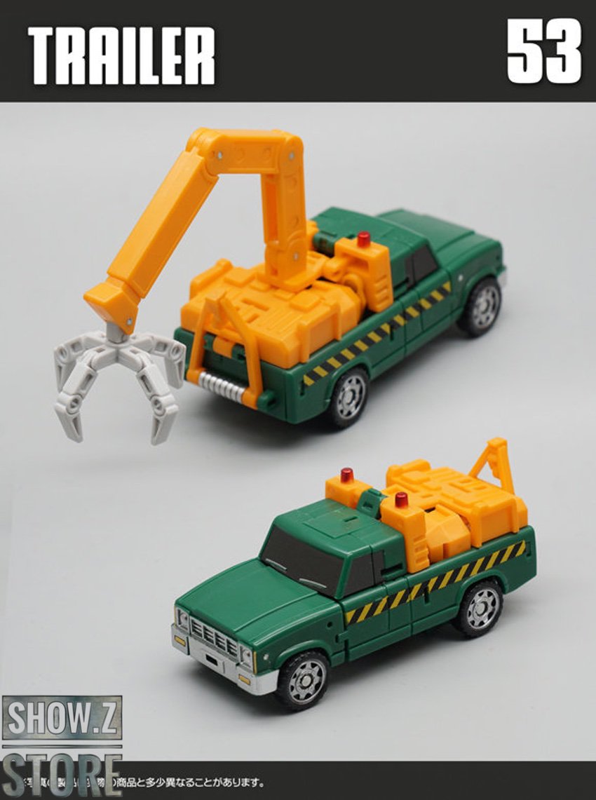 MechFansToys Trailer Hoist robot transformation action figure MechFansToys Trailer Hoist robot transformation action figure