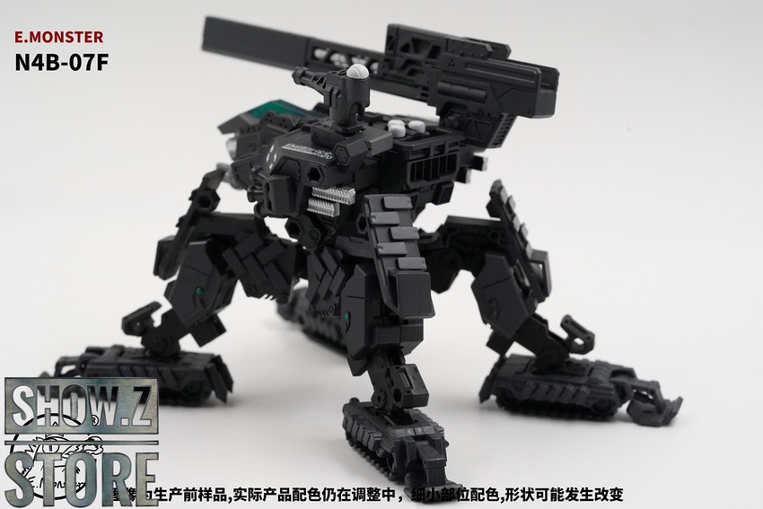 E-monster EM04 Diaclone tank side view extended cannon arm E-monster EM04 Diaclone tank side view extended cannon arm