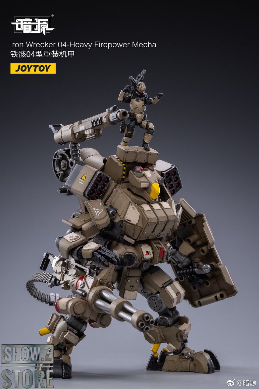 JoyToy Iron Wrecker 04 Mecha various angle views all weapons JoyToy Iron Wrecker 04 Mecha various angle views all weapons