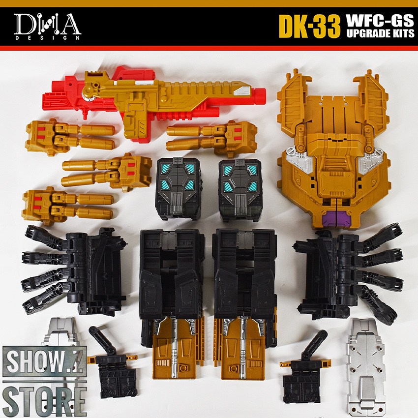DNA Design DK-33 upgrade kit component parts overhead view DNA Design DK-33 upgrade kit component parts overhead view