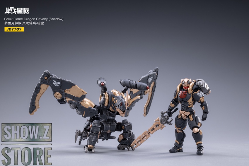 JoyToy Saluk Dragon Cavalry Shadow rider armed beast mount JoyToy Saluk Dragon Cavalry Shadow rider armed beast mount