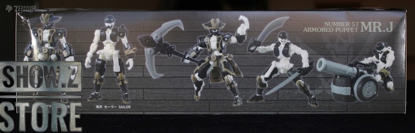 Armored Puppet Pirate Mr.J set contents display box Armored Puppet Pirate Mr.J set contents display box