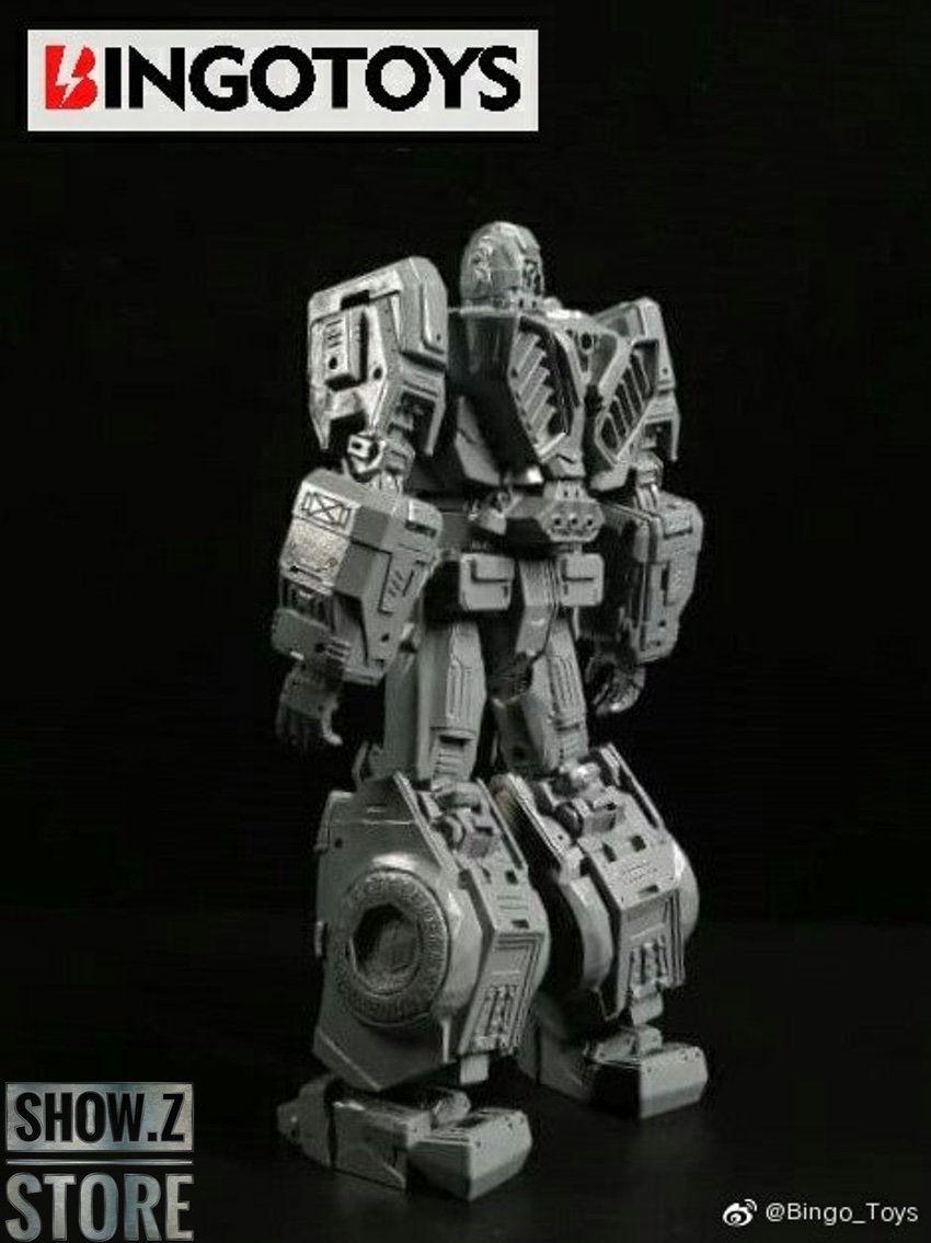 Ironhide robot figure front facing neutral standing pose display Ironhide robot figure front facing neutral standing pose display