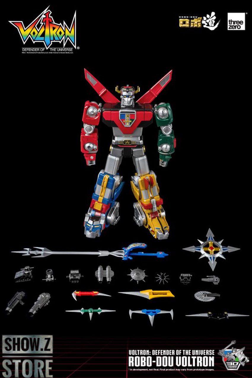 Voltron ROBO-DUO full figure all accessories weapons displayed Voltron ROBO-DUO full figure all accessories weapons displayed