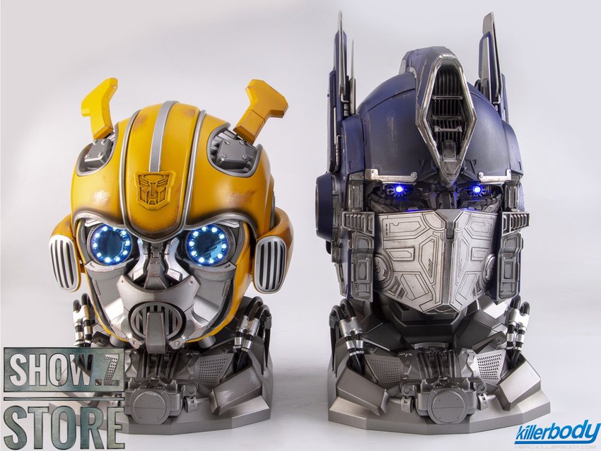 Killerbody wearable Bumblebee Optimus Prime dual helmet base Killerbody wearable Bumblebee Optimus Prime dual helmet base