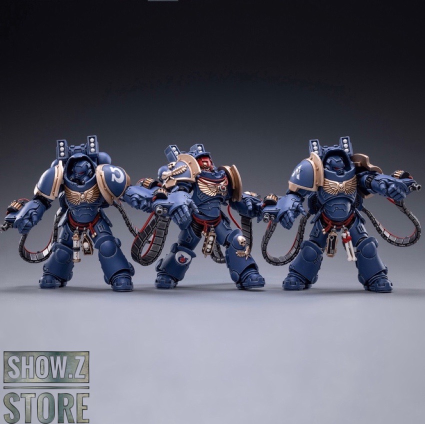 JoyToy Ultramarines Aggressors set three-figure heavy weapons squad JoyToy Ultramarines Aggressors set three-figure heavy weapons squad