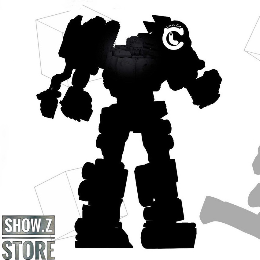 Lucky Cat MC-02 Riki-Oh Devastator set six robot silhouette Lucky Cat MC-02 Riki-Oh Devastator set six robot silhouette