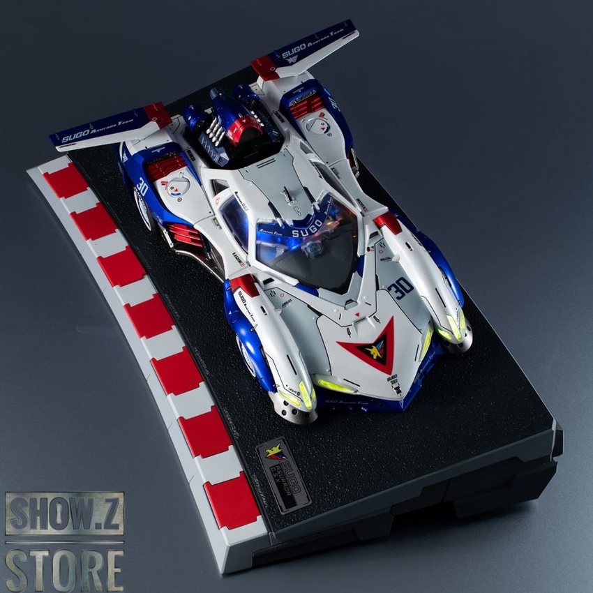 Threezero Cyber Formula Asurada GSX display base overview Threezero Cyber Formula Asurada GSX display base overview