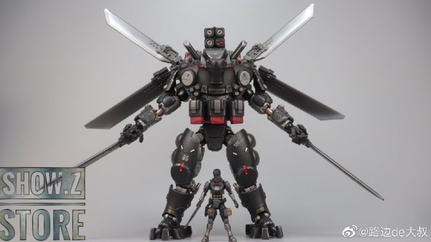 JoyToy Iron Wrecker Mecha extended blade weapons both sides JoyToy Iron Wrecker Mecha extended blade weapons both sides