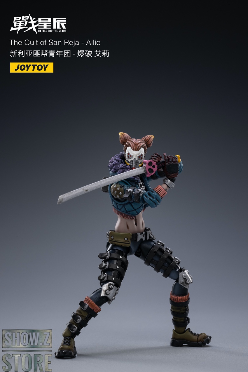 JoyToy Ailie creature female figure jumping action pose JoyToy Ailie creature female figure jumping action pose
