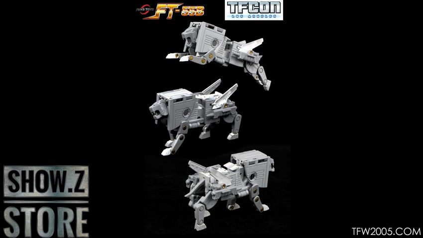 FansToys Steeljaw Ramhorn Eject three animal creatures red yellow FansToys Steeljaw Ramhorn Eject three animal creatures red yellow