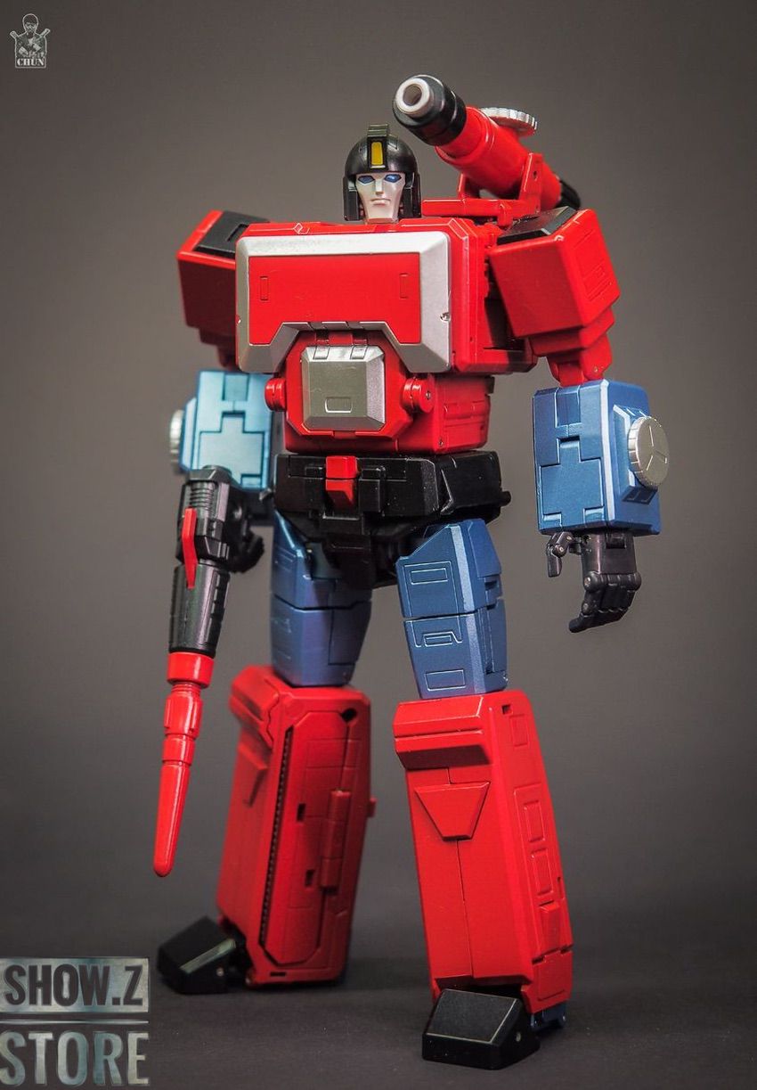 Red and blue Perceptor with sensor equipment Red and blue Perceptor with sensor equipment