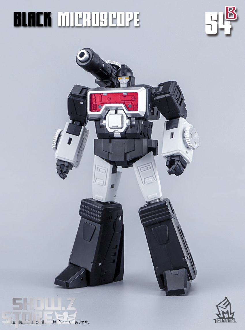 Black Perceptor figure forward red chest display standing Black Perceptor figure forward red chest display standing