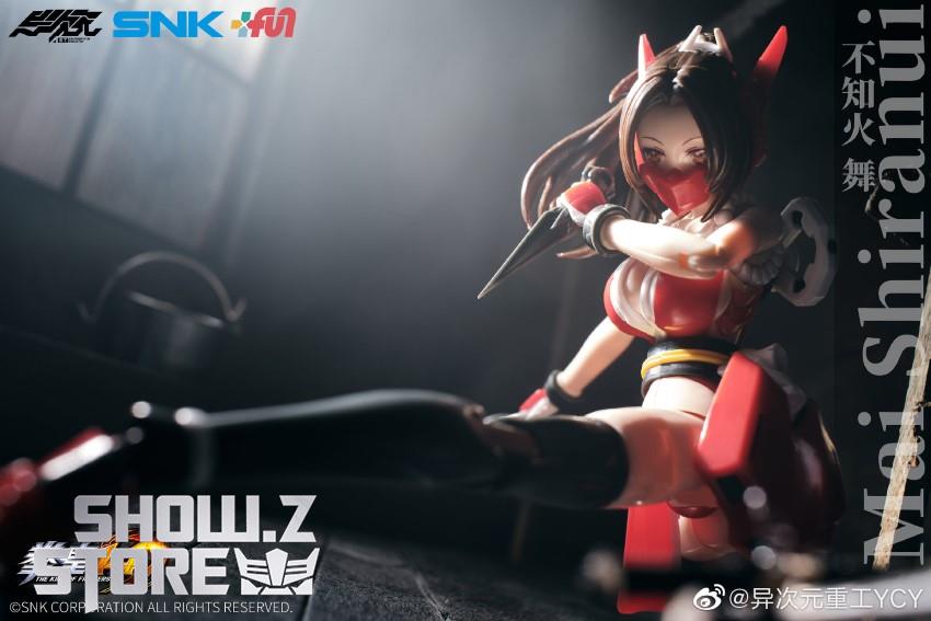 Mai Shiranui anime character in red and white outfit striking pose Mai Shiranui anime character in red and white outfit striking pose