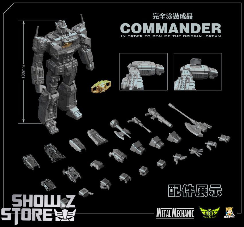 MMT-01 Commander Optimus Prime articulated limbs accessories display MMT-01 Commander Optimus Prime articulated limbs accessories display