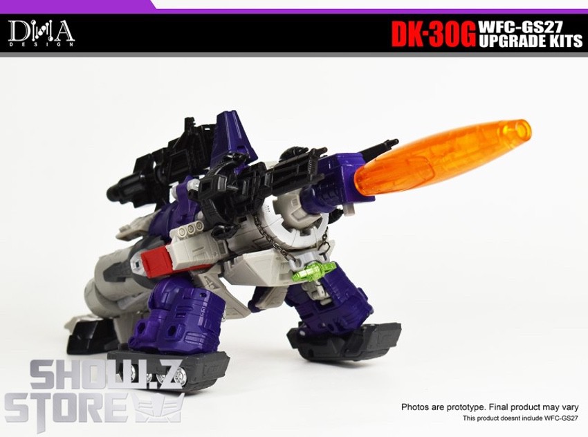 Galvatron upgraded robot orange purple weapon equipped display Galvatron upgraded robot orange purple weapon equipped display