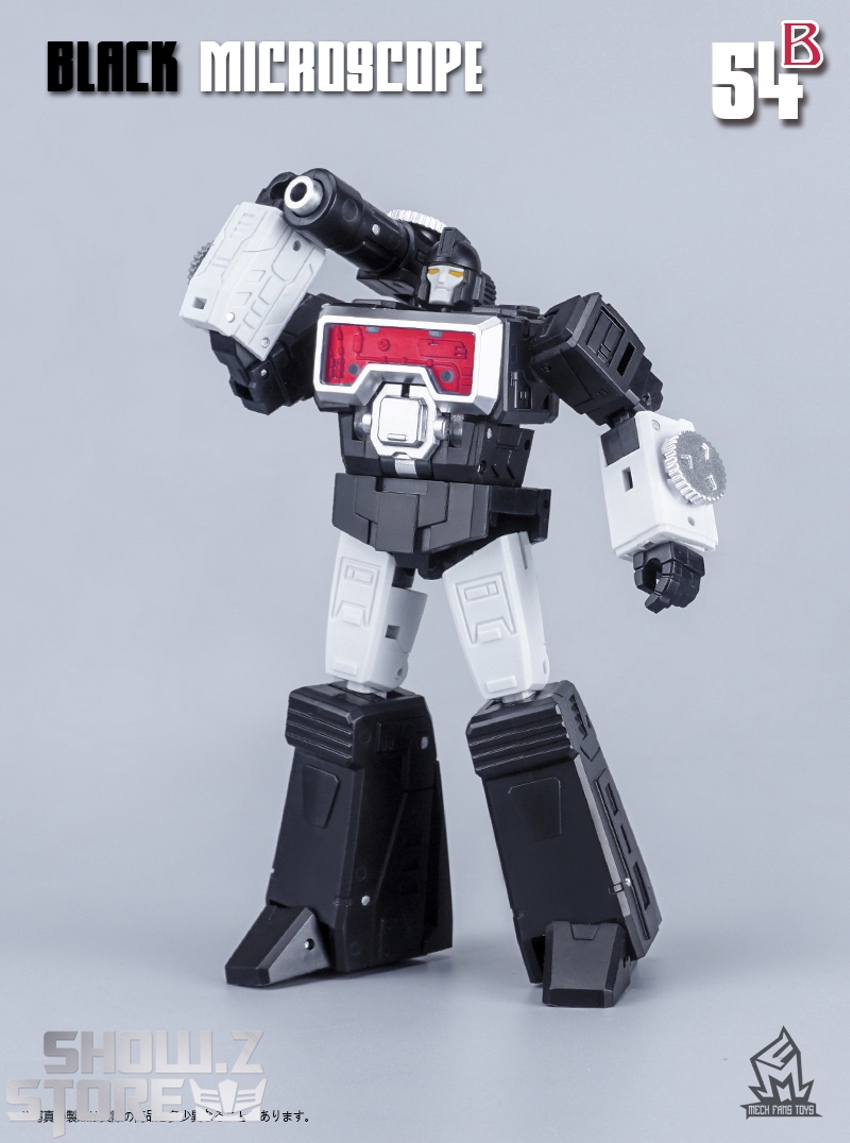 Perceptor black robot side action pose weapon display Perceptor black robot side action pose weapon display
