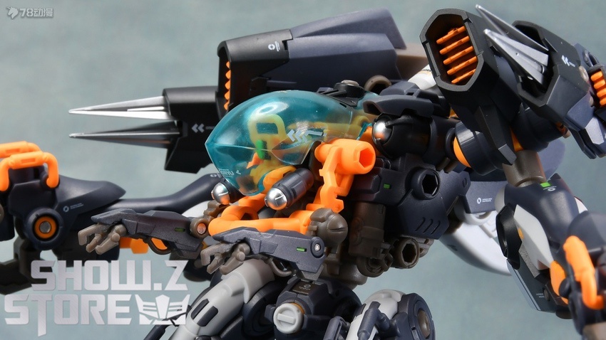 Robot RB-15 Soryu aerial pose articulated limbs extended display Robot RB-15 Soryu aerial pose articulated limbs extended display