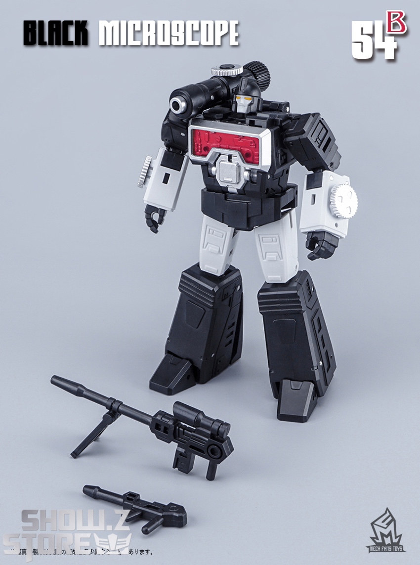 Black Perceptor microscope robot dual weapons tactical stance Black Perceptor microscope robot dual weapons tactical stance