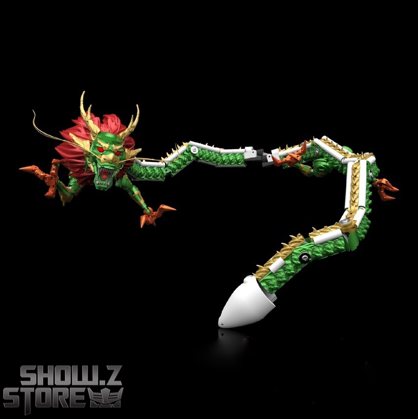 Tamashii Long March 5 Rocket Green dragon head transformation pose Tamashii Long March 5 Rocket Green dragon head transformation pose