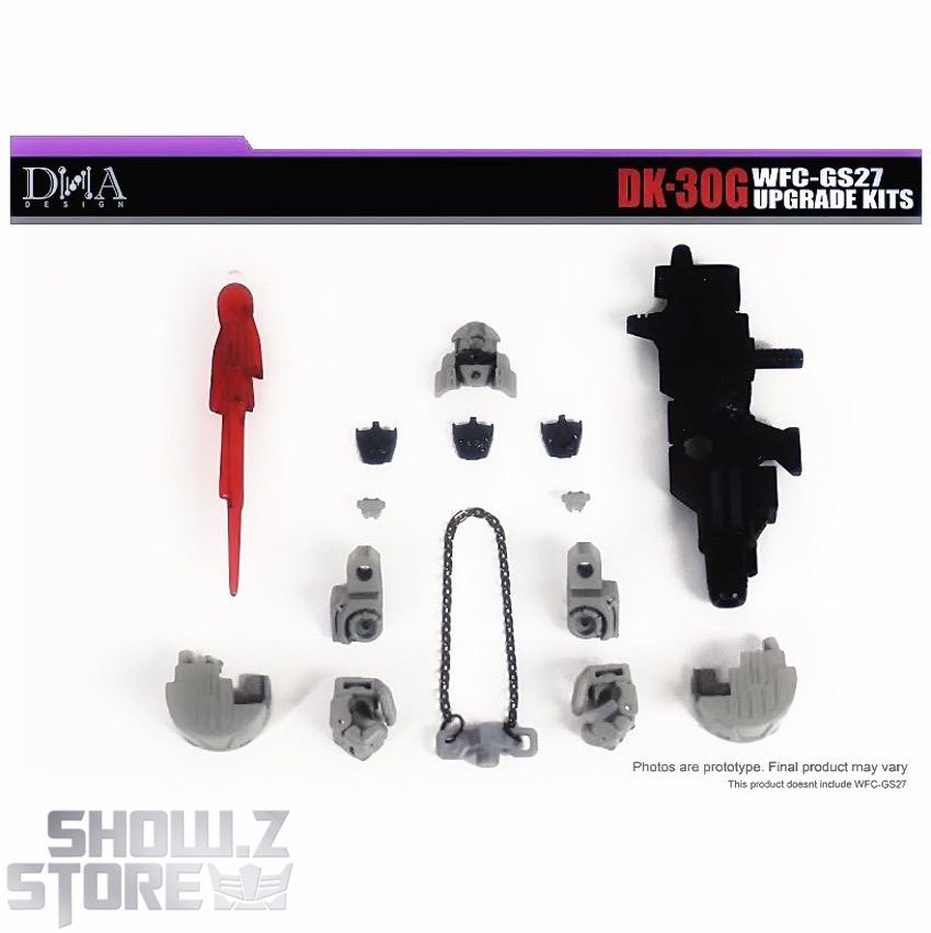 DNA Design DK-30G upgrade kit components accessories laid flat DNA Design DK-30G upgrade kit components accessories laid flat