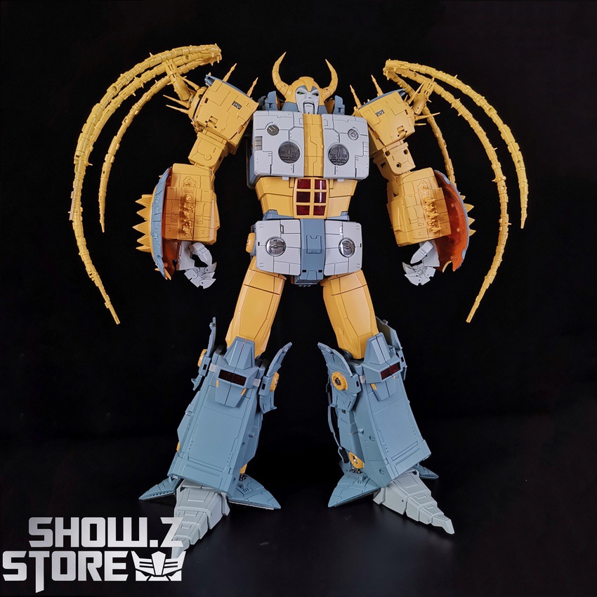 01-Studio CELL Lord of Chaos yellow robot arms spread wings 01-Studio CELL Lord of Chaos yellow robot arms spread wings