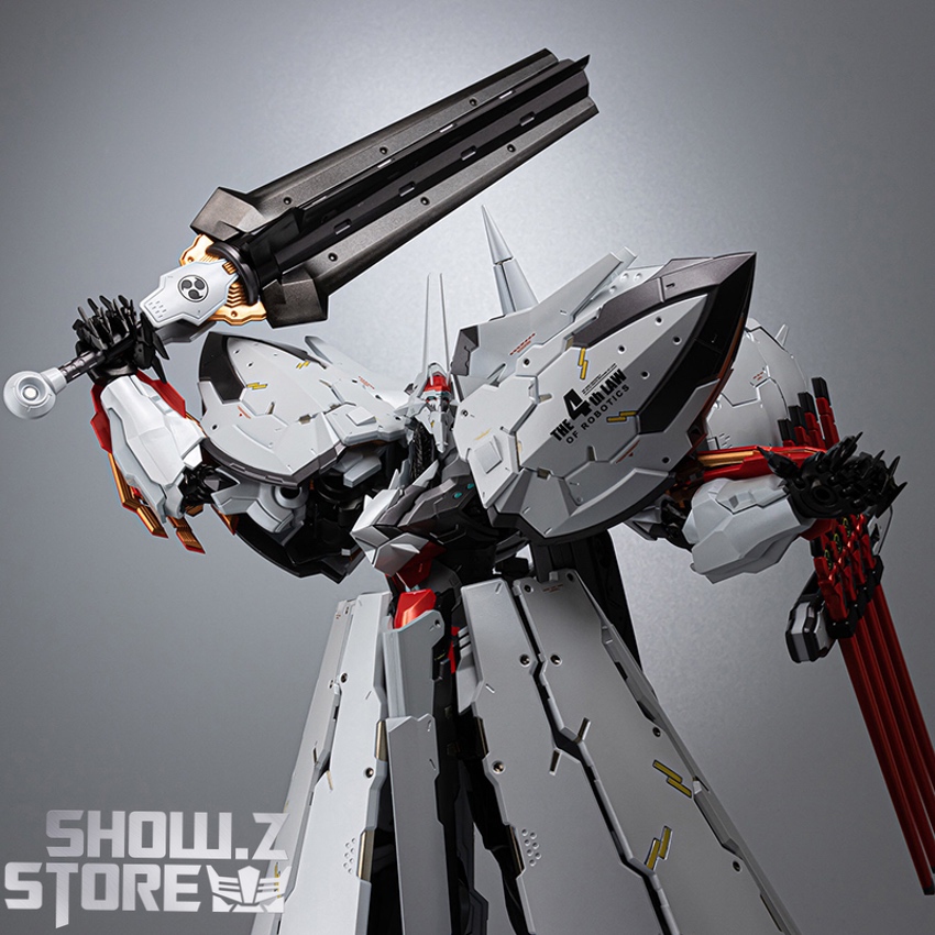 Sentinel Riobot EX-Linebarrel firing weapon action pose display Sentinel Riobot EX-Linebarrel firing weapon action pose display