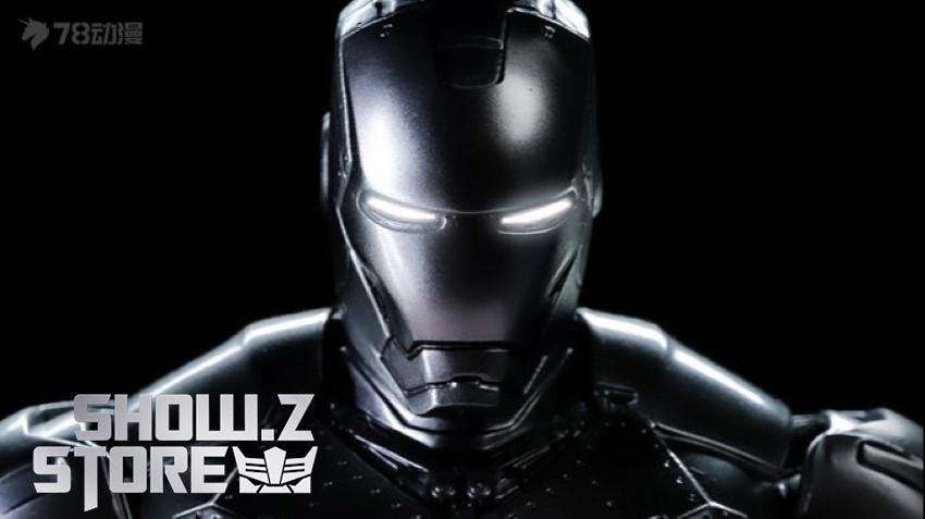Marvel Iron Man Mark 2 suit with metallic silver armor Marvel Iron Man Mark 2 suit with metallic silver armor