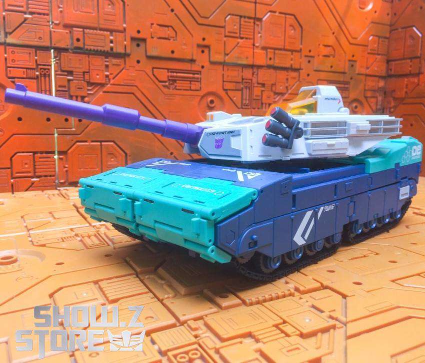 FansHobby MB-08 Doublevil tank vehicle mode turquoise armor configuration FansHobby MB-08 Doublevil tank vehicle mode turquoise armor configuration