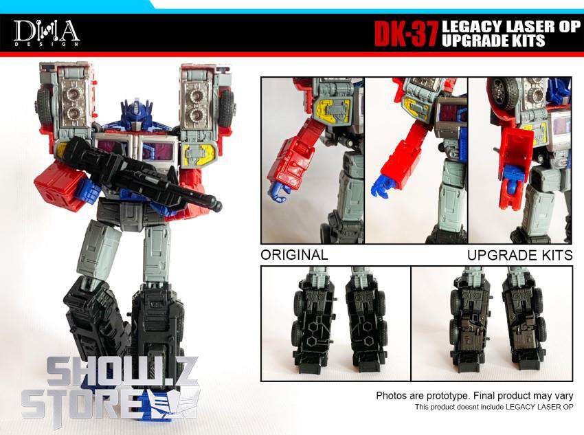 Optimus Prime G2 robot form upgraded parts displayed overview Optimus Prime G2 robot form upgraded parts displayed overview