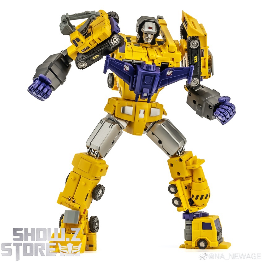 NewAge Devastator G2 extended limbs dynamic stance action NewAge Devastator G2 extended limbs dynamic stance action