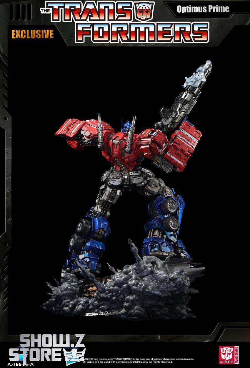 Azure Sea Studios Optimus Prime licensed collectible statue display Azure Sea Studios Optimus Prime licensed collectible statue display