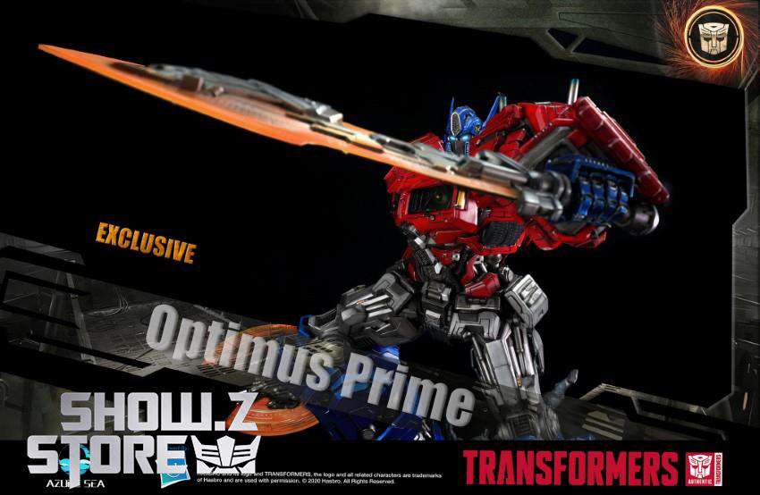 Azure Sea Studios Optimus Prime statue robot mode combat Azure Sea Studios Optimus Prime statue robot mode combat