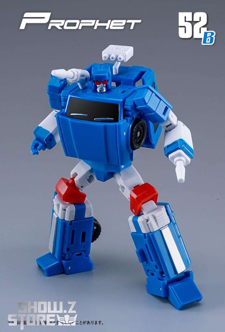 MechFansToys Prophet Trailbreaker blue robot action figure detail MechFansToys Prophet Trailbreaker blue robot action figure detail