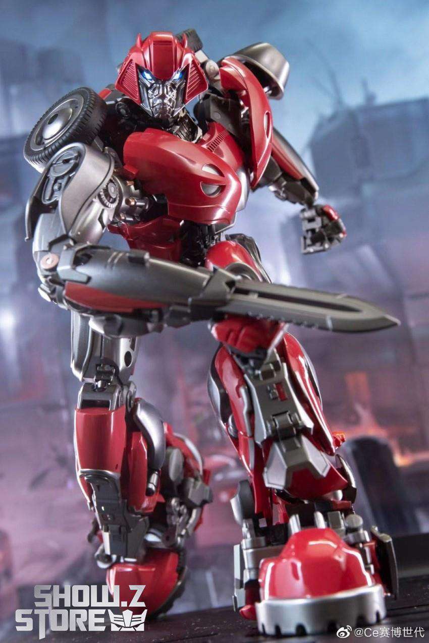 Cyber Era Cliffjumper vehicle alt mode red Volkswagen car Cyber Era Cliffjumper vehicle alt mode red Volkswagen car