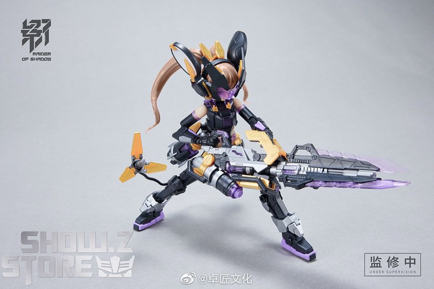 MS General Raider Shadow Rat mecha action pose detail MS General Raider Shadow Rat mecha action pose detail
