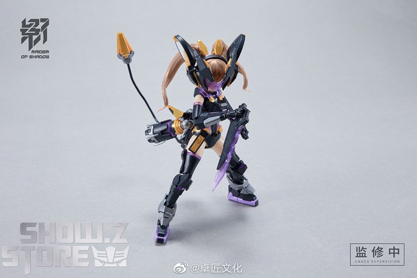 MS General Raider Shadow Rat mecha dynamic stance display MS General Raider Shadow Rat mecha dynamic stance display