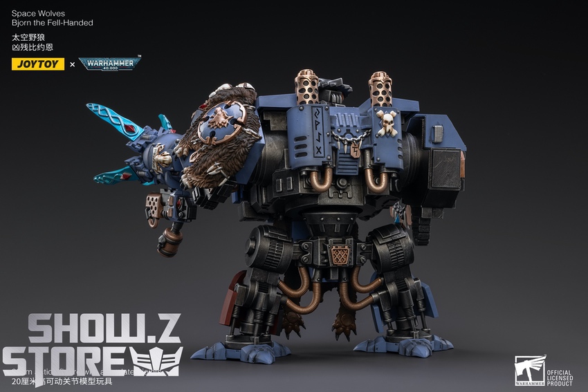 JoyToy Bjorn Fell-Handed back detail armor plating display JoyToy Bjorn Fell-Handed back detail armor plating display
