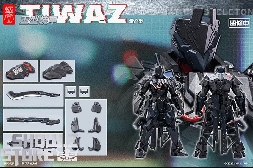 Heavy Armor Tiwaz components accessory parts showcase display Heavy Armor Tiwaz components accessory parts showcase display
