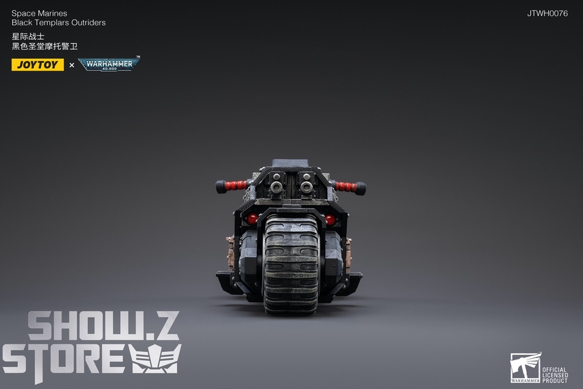 JoyToy Black Templars Outriders bike side profile display JoyToy Black Templars Outriders bike side profile display