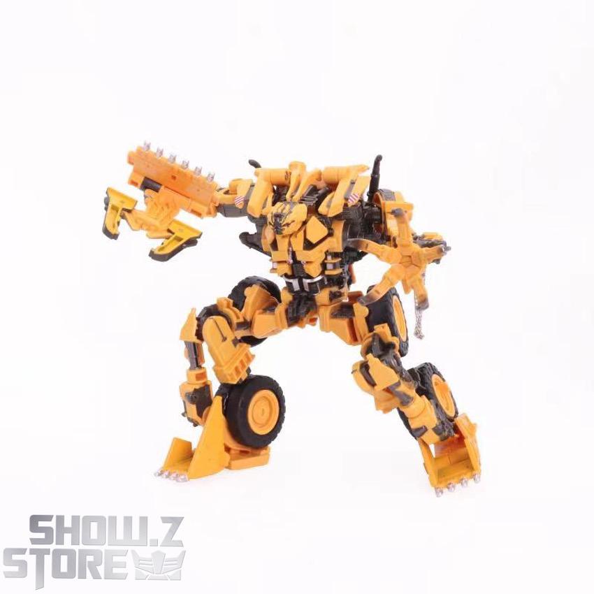 Mechanical Team MT-06 Scrapper yellow black robot standing pose Mechanical Team MT-06 Scrapper yellow black robot standing pose