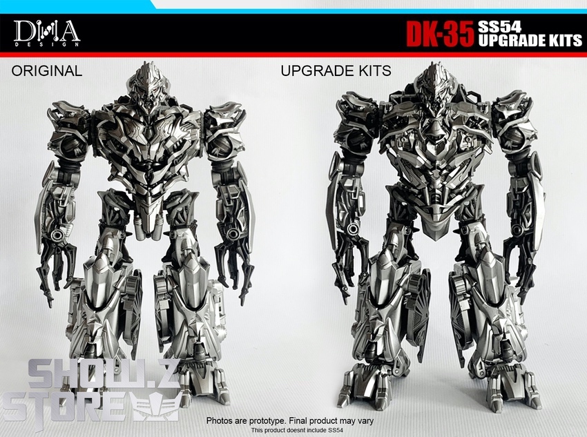 DK-35 Megatron upgrade kit detailed mechanical parts view display DK-35 Megatron upgrade kit detailed mechanical parts view display