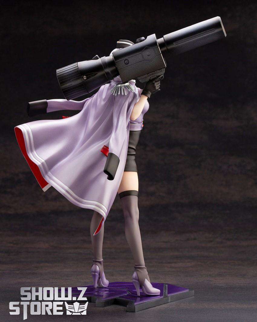 Kotobukiya Bishoujo Megatron statue white purple cape weapon Kotobukiya Bishoujo Megatron statue white purple cape weapon