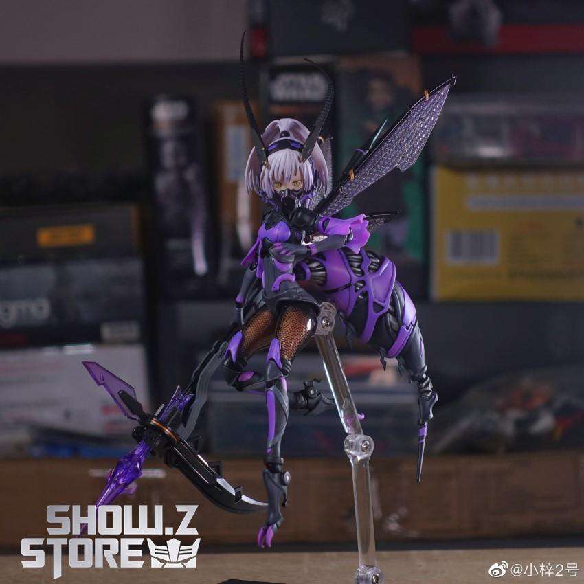 Snail Shell Argidae San-Ye white silver purple robot armor Snail Shell Argidae San-Ye white silver purple robot armor