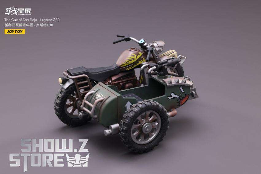 JoyToy Luyster armed figure motorcycle sidecar pose display JoyToy Luyster armed figure motorcycle sidecar pose display