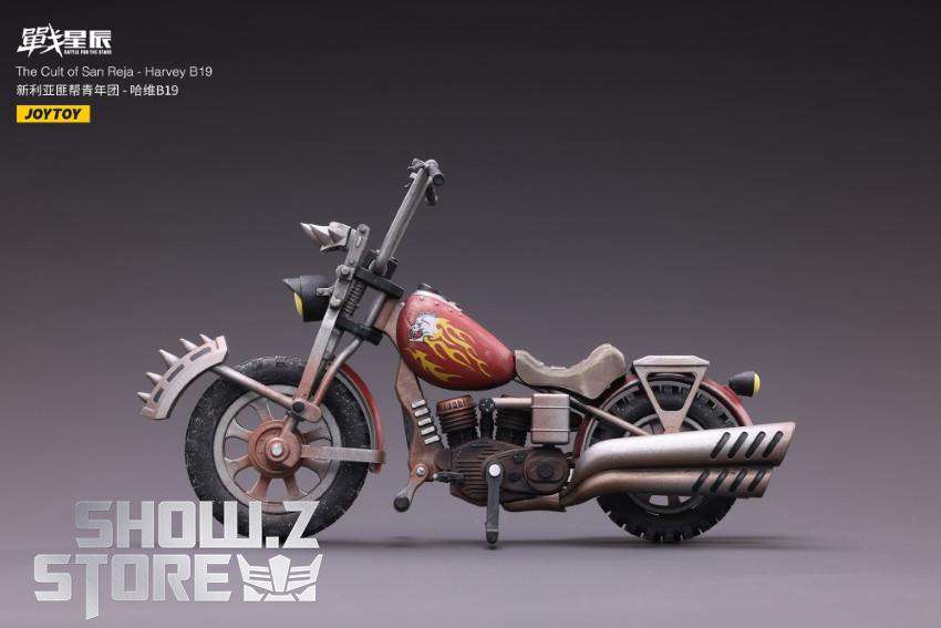 JoyToy Harvey warrior bike side profile spiky decoration JoyToy Harvey warrior bike side profile spiky decoration