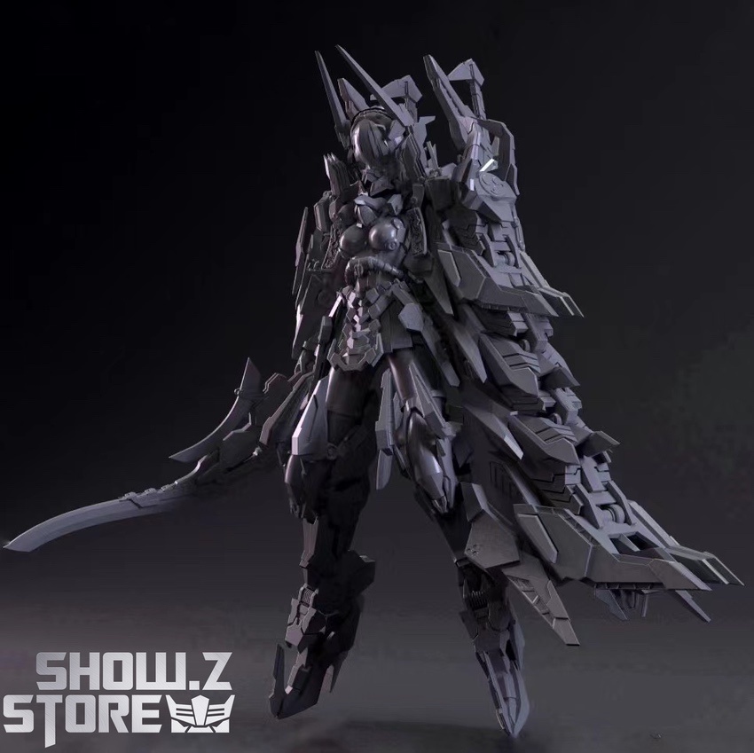 MS General MG-08 Zhang He model kit gray armor standing MS General MG-08 Zhang He model kit gray armor standing