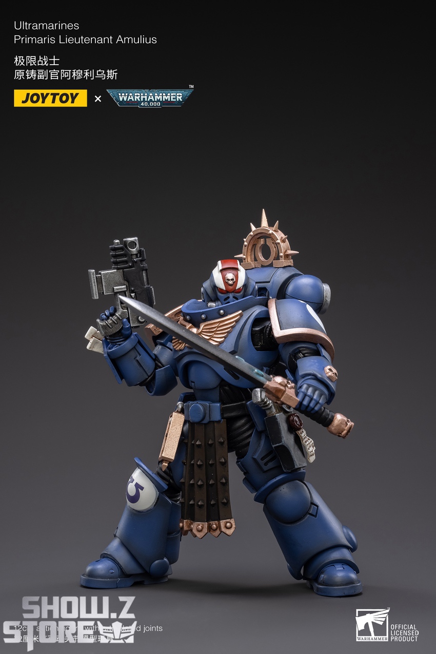Primaris Lieutenant Amulius front combat pose dual weapon options Primaris Lieutenant Amulius front combat pose dual weapon options